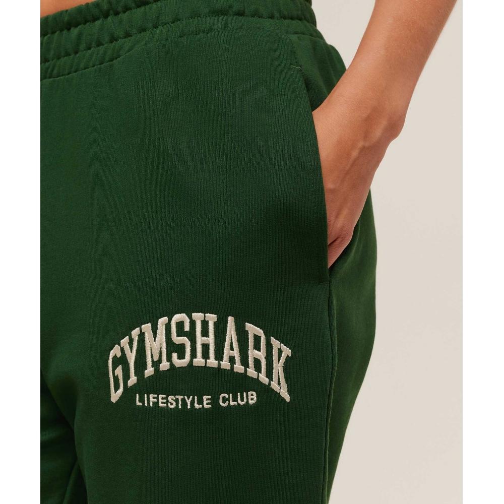 Gymshark Collegiate Graphic Joggers Athletic Green B4b9x Ec7k