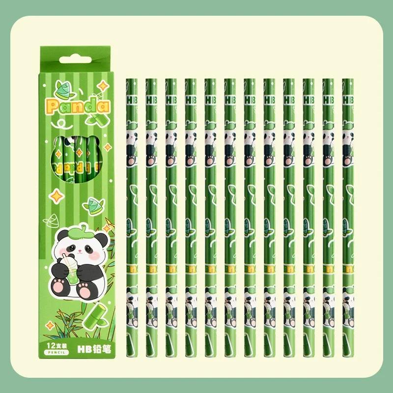 12Pcs Funny Cute Capybara Writing Pencil Cartoon HB Drawing Pencil Student Stationery Sketch Items Creative Fashion Pencil