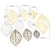 100pcs Metal Iron Leaves 2.4*1.4cm Pendant DIY Jewelry Material