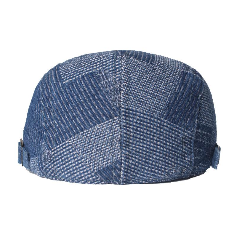 Cowboystoff Andetungehatt Herre Retro Fremoverlue Englandstil Beret Herre- og damehatt