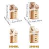Large Capacity Dog Food Storage Box Transparent Leak Proof Food Storage Container with Scale Moisture-proof Grain Storage Boxes