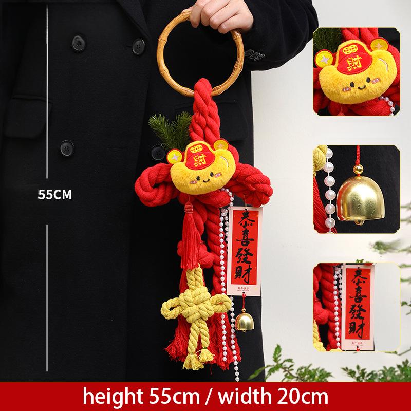 Chinese New Year Hanging Pendant Door Wall Feng Shui Ornaments Spring Festival Decor Hanging Knot Tassel Pendant Diy Material