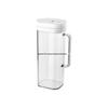 Large Capacity Flip-Top Plastic Water Jug for Refrigerator Door - Ideal for Juice, Tea, Cold Brew, and Ice-Drip.
