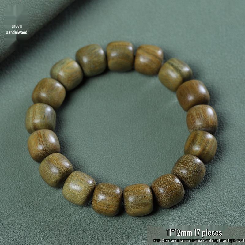 Temple Sandalwood Multi-Treasure Buddhist Rosary Beads Bracelet - Wenge Accessories Gift