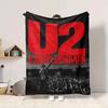 1pc U2, Rock Crusade Blanket Soft All Season Throw with Vibrant Design, Perfect for Home, Travel, and Gifts, Ideal for Naps and Camping