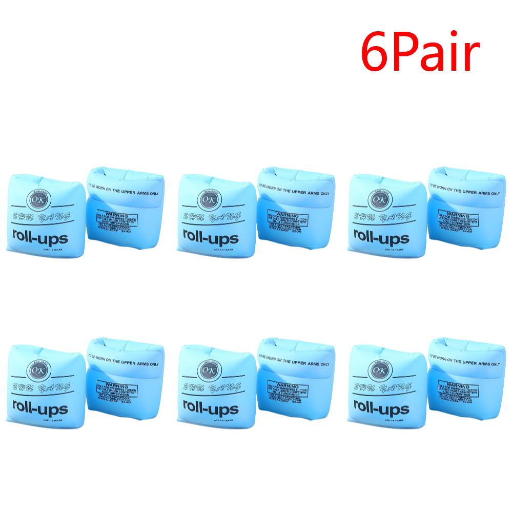 Adult Children Swimming Arm Rings Inflatable Pool Float Circle Sleeves Pool Buoys Armbands for Swim Trainer