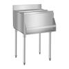 Commercial Ice Bin 61.6 L Underbar Ice Bin with Sliding Lid for Kitchens