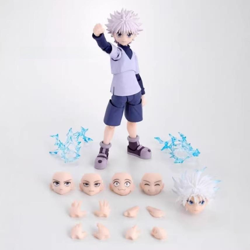 Killua Zoldyck Action Figure Pvc Collectible Model With Articulated Joints For Anime Fans