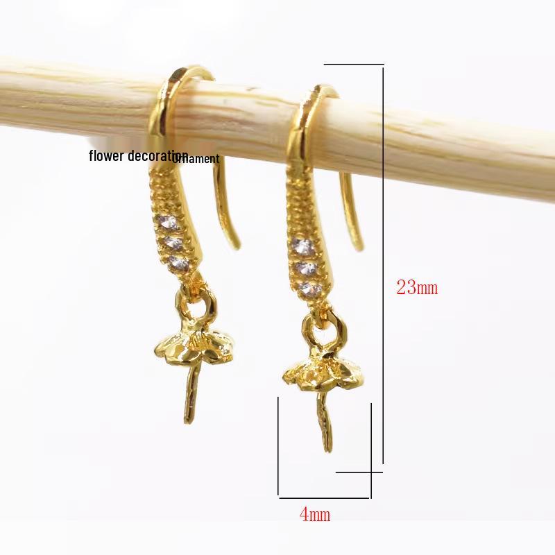 Sterling Silver Plated Earring Findings: Studs with Tray, Ear Hooks, Handmade Dangle Earrings Materials & Accessories.