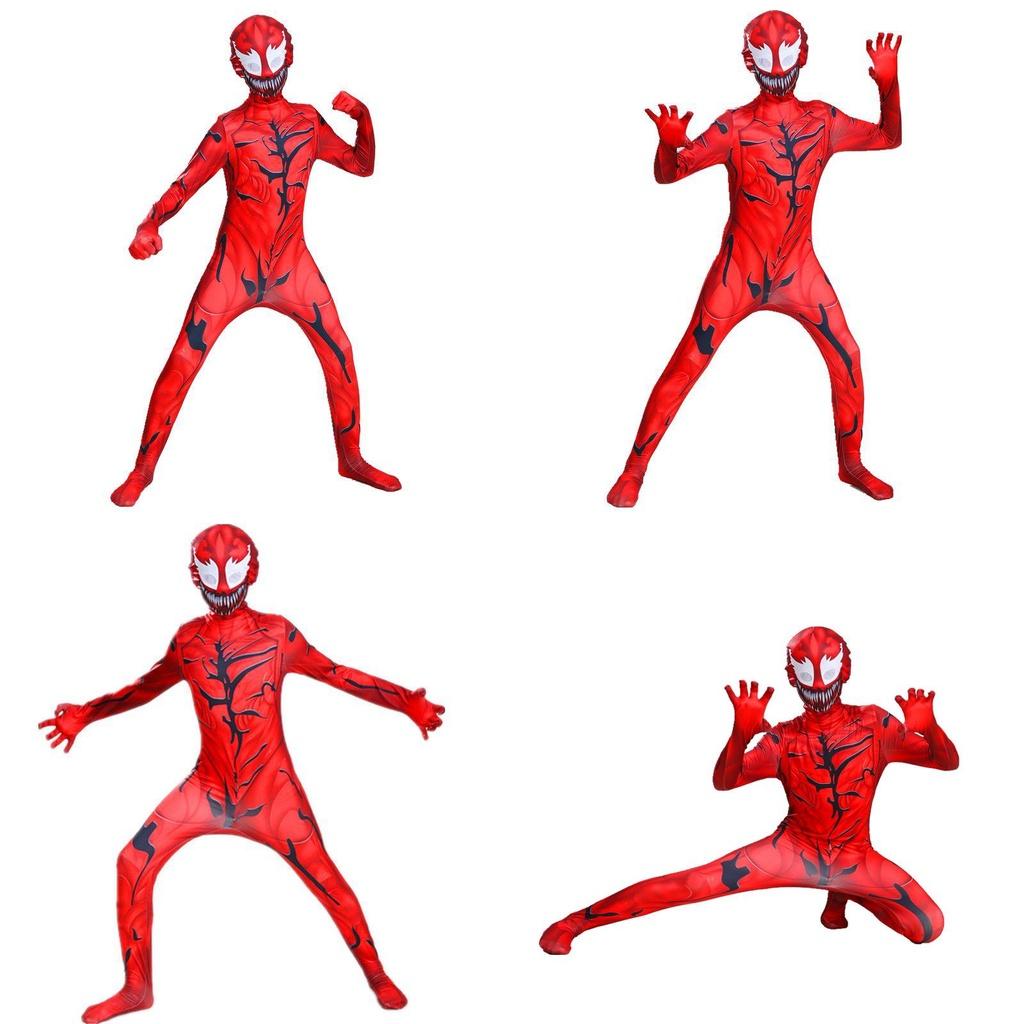 Venom Let There Be Carnage Jumpsuit Cletus Kasady Cosplay For Adult And Kids