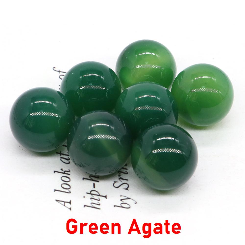 16mm Mini Runde Kristallkugel Loses Set Natürlicher Taschenstein Energie Exemplar Quarz Globus Chakra Kugel Perlen Dekoration