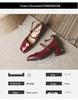 2026 Retro Patent Leather Mary Jane Heels - Women's Chunky Double Buckle Flats