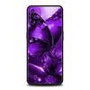 Phone Case For Oneplus 13R 13 12 10T 11 R10 Nord N100 N200 N10 9 9R CE 2 3 Z Pro Lite 5G Soft TPU Cover Art Purple Butterfly Bag