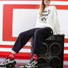 FILA Collaboration Year Of The Tiger Series Fun Pattern Sports Knit Pullover Letter Round Neck Sweatshirt Unisex sweatshirt F11U219203F-WT