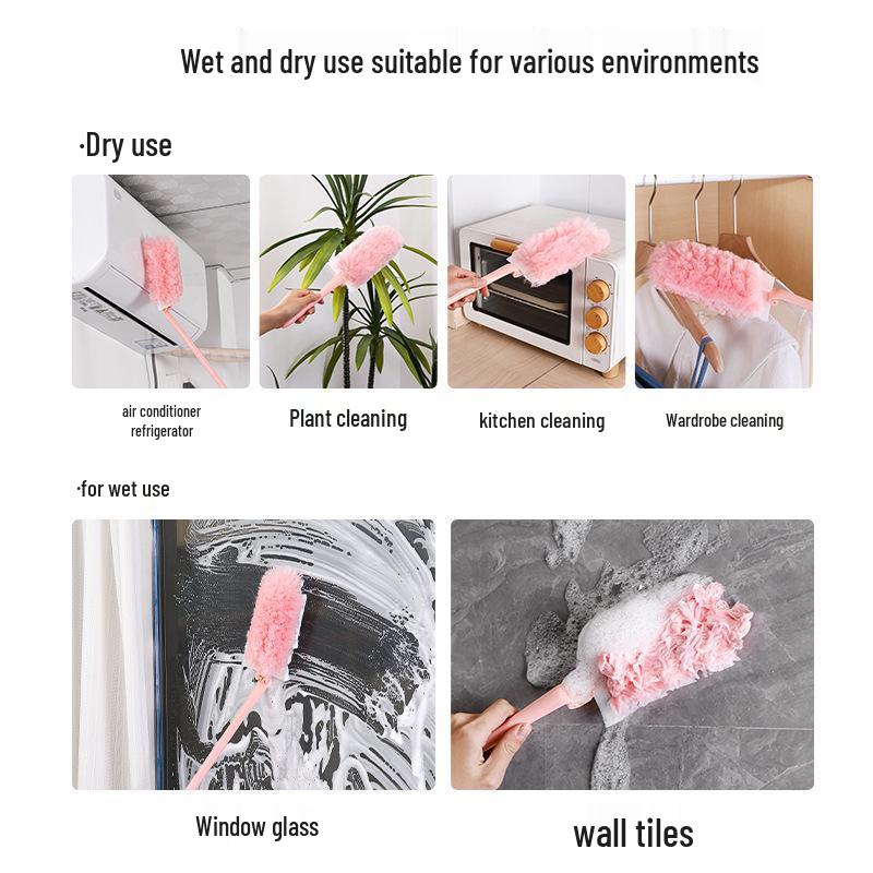 Foldable Electrostatic Duster for Home and Car Cleaning