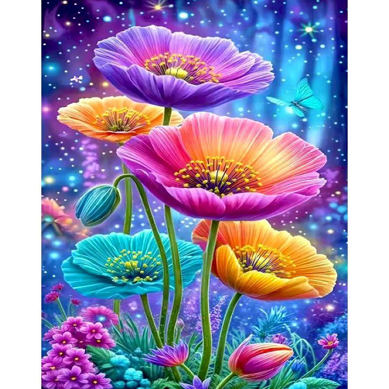 GATYZTORY Rose Painting By Numbers Wall Art Drawing Kit Animal Modern Living Room Decoration Painting With Numbers