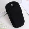 Neoprene Sports Phone Arm Bag With Dual Pockets Adjustable Strap For Running Cycling Gym Outdoor Use