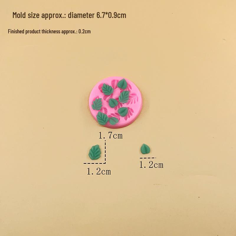 

Молды из смолы для мастики в виде цветов и листьев: Высокотемпературные инструменты для глины и эпоксидной смолы.