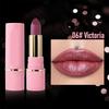 HANDAIYAN Satin Shimmer Cream Lipstick, Diamond Glitter Pearl Lipstick, Moisturizing Long-Lasting Waterproof Shimmery Lip Makeup for Women