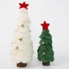 Niedlicher Miniatur-Weihnachtsbaum aus Wollfilz, ideal für bezaubernde Feiertags-Fensterdekoration