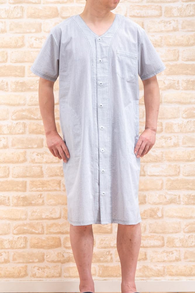 Eye Summer Pajama Short Open Made of Smooth and Cool Soccer Sizes 23040 K's Men's Sleeper, Sleeve, Front, Skin-Friendly 100% Cotton, Fabric, One-Piece