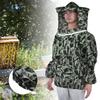 Professional Breathable Beekeeping Protective Upper Garment Coat Jacket Suit  with Hat
