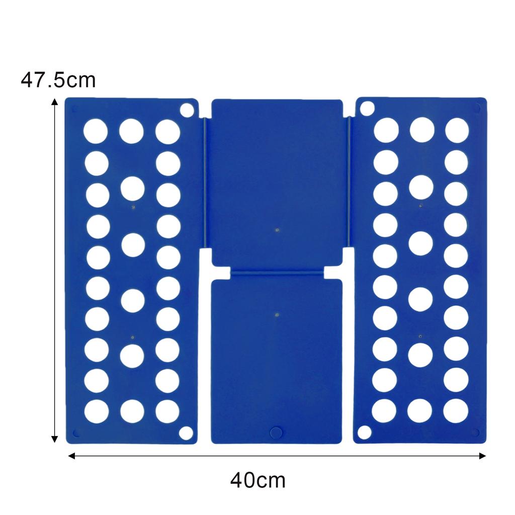 Shirt Folding Board Fast Efficient Laundry Clothes Pants Assemblable Folders Space-Saving Perforated Plastic Bender Organizer
