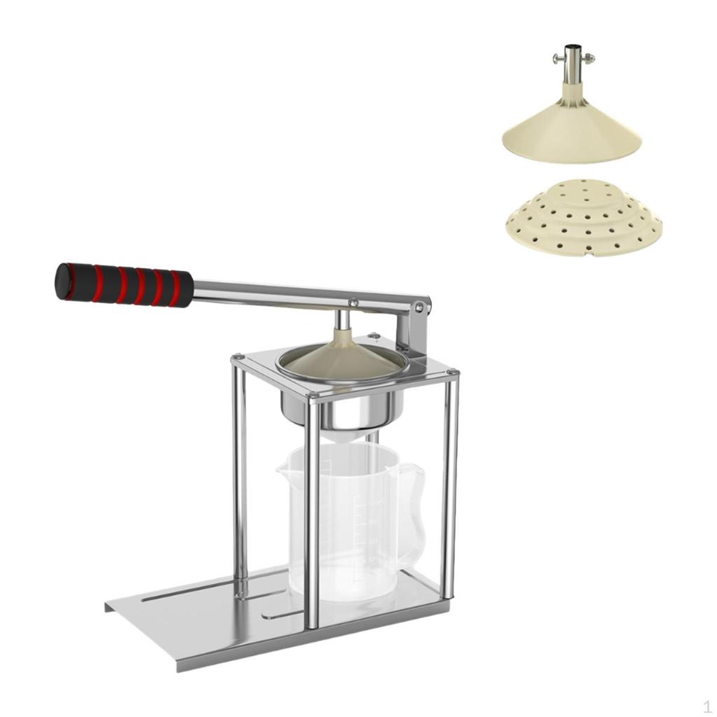 Hand Press Fruit Juicer Juice Extractor Maker Kitchen Gadget Efficient Space Saving Manual