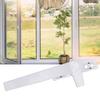 Right and Left Hand Window Lock Replacement Aluminum Alloy   Casement Locking Handle White