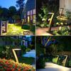 Patio Walkway Solar Lights 1/2/4 PCS LED Garden Path Spotlight Waterproof Outdoor Yard Driveway Decoration Lighting Equipment
