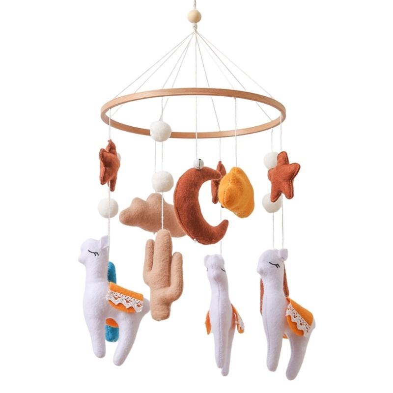 

Colorful Baby Crib Mobile With Sensory Toy For Visual Development Easy Install Stroller Hanging Decors 1