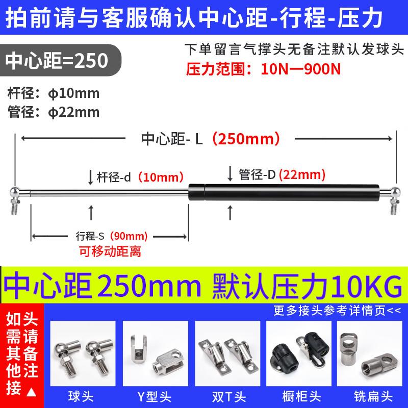 Hydraulic Gas Spring Support Rod