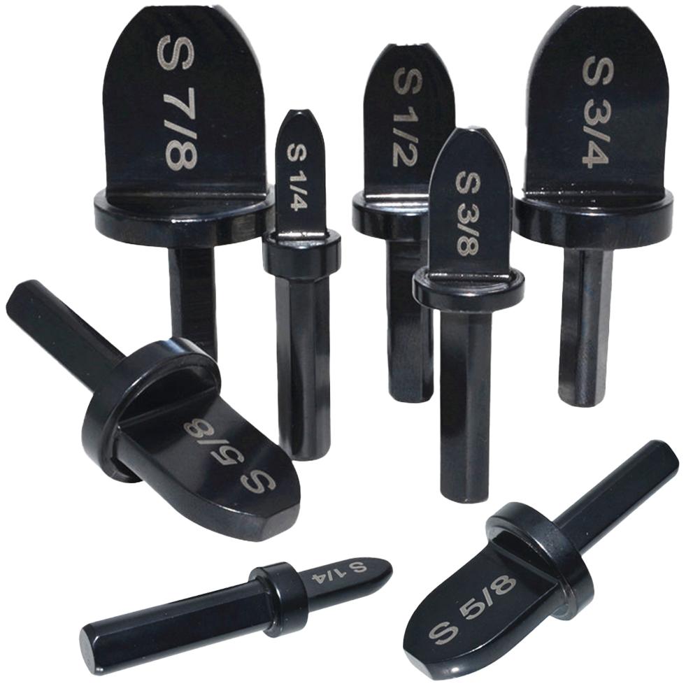 6 PCS Copper Tube Pipe Expander Imperial Swaging Pipe Flaring Takeover Repair Tool Pipe Flaring Tools Air Conditioner Pipe Tool