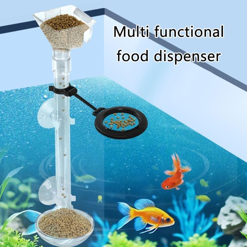 Adjustable Fish Tanks Feeders Set Automatic Fish Feeders Pet Fish Care Product