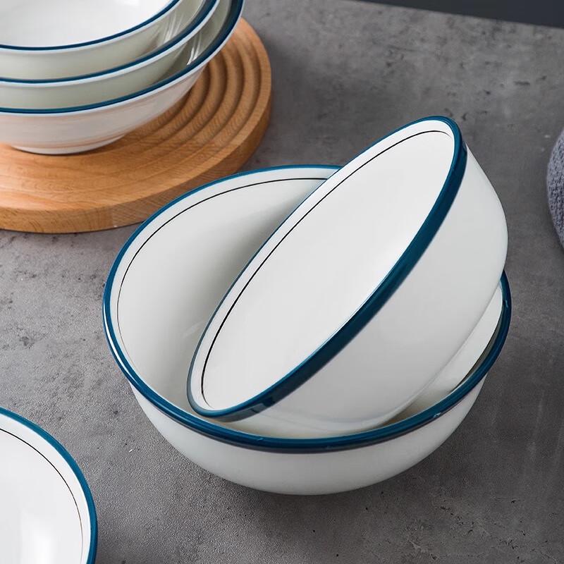 Anti-Scald Ceramic Noodle and Soup Bowl