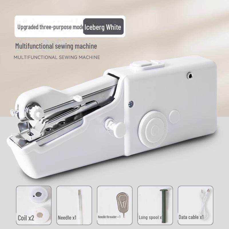 Portable Mini Handheld Electric Sewing Machine for DIY Tailoring