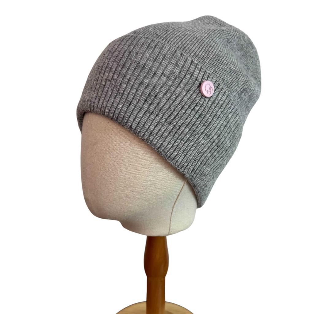 Wool knitted hat women's autumn and winter thickened warm ear protector cold hat vertical flanged headgear outdoor windproof wool hat