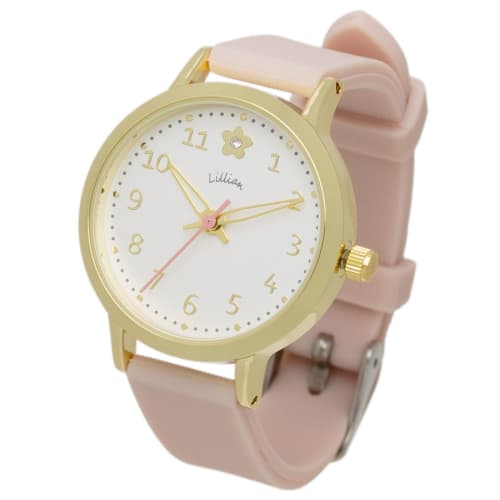 Fieldwork Women's Analog Watch with Silicone Strap, Pink, YM112-4