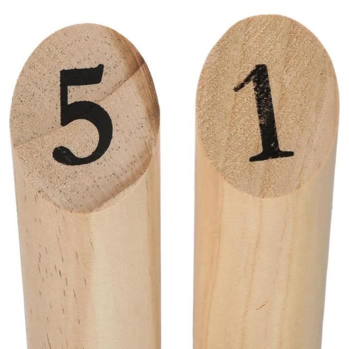 Nordic Skittles Game In Wood - JJA - 12 Numbered Skittles - For Children - Outdoor