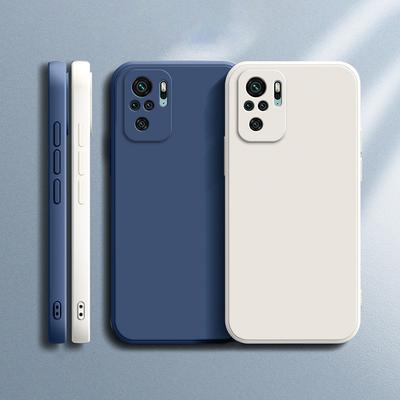 Coque Square Phone Case for Xiaomi Redmi Note 10 10s 11 11s 12 12s 10T 11T 12 Pro Plus 4G 5G Matte Silicone Soft Cover