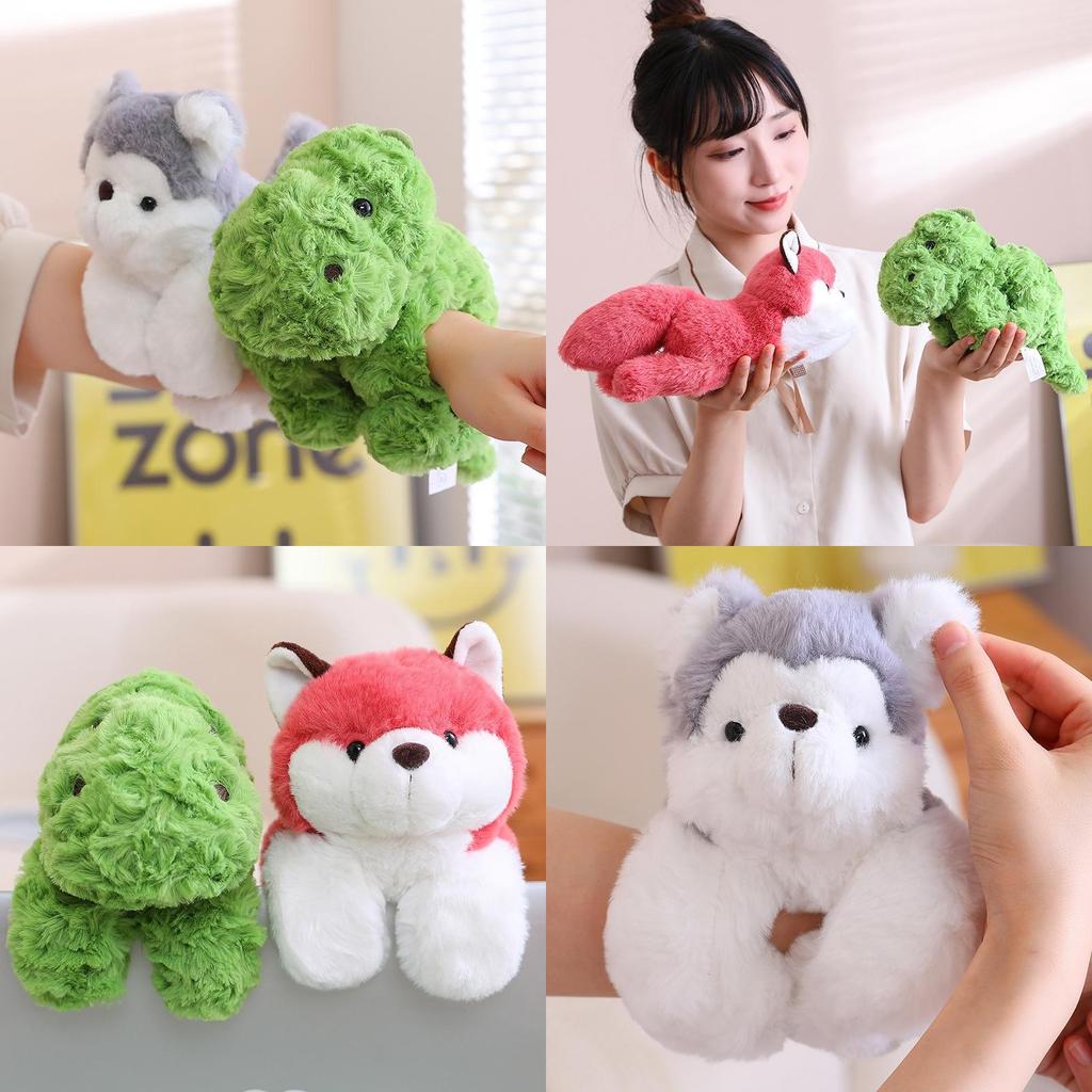 Panda Monkey Clap Bracelet Plush Toy Wristband Decorative Handicraft For Children 80 Characters