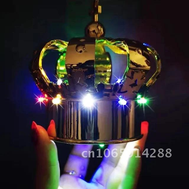 Aluminum Alloy Flash Stick Rechargeable LED Flash Stick Bar Wine Atmosphere Props KTV Luminous Wine Glow Stick