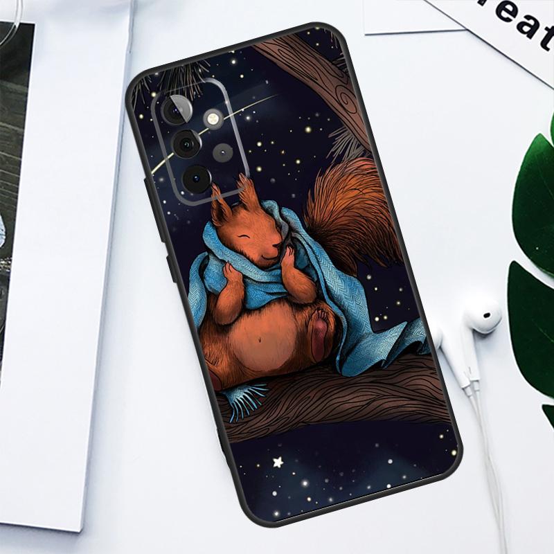 

Cute Animal Squirrel For Samsung Galaxy A34 A54 A14 A13 A23 A33 A53 A73 A51 A71 A12 A22 A32 A52 Phone Case Samsung A52S 5G