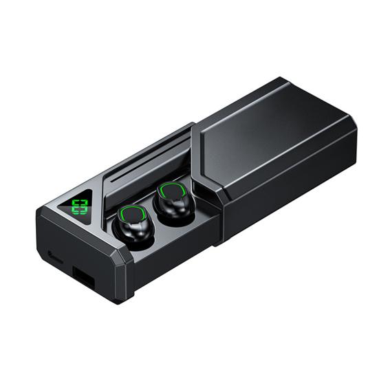 

Беспроводные наушники ANC и ENC, водонепроницаемые, совместимые с Bluetooth, 5.3, спортивные наушники с длительным временем воспроизведения, Hi-Fi стерео, глубокие басы, внутриканальные игровые наушники для путешествий чёрный