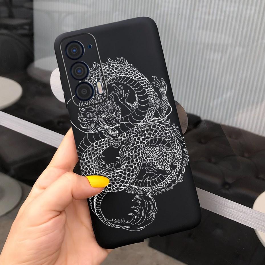 Silicon Case For Motorola Edge (2021) / Edge 5G UW (2021) Fashion Sunflower Daisy Pattern Soft Phone Cases For Edge 2021 XT2141