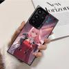 Darling Zero Two 02 Anime Shockproof Phone Case for Samsung Galaxy S26 Edge S25 Ultra S24 FE S23 Plus S21 Cover Anti Fall Fundas