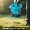 Spargitore Manuale Senza Fili Portatile per Sementi da Prato Spargitore Elettrico Piccolo Applicatore Automatico di Fertilizzante