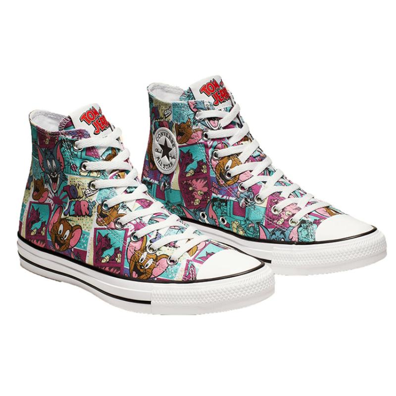Converse All Star Get Tubed Cat & Mouse High Top Espadrilles Unisex Multicolour
