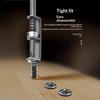 Anti Drop Spring Loaded Screwdriver Bit Fixing Clamp Screw Holder Easy to Use for Home DIY Furniture Assembly Jobs