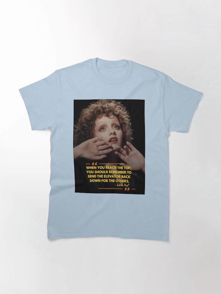 Édith Piaf Edith Piaf Quote Painted HD Art Classic T-Shirt